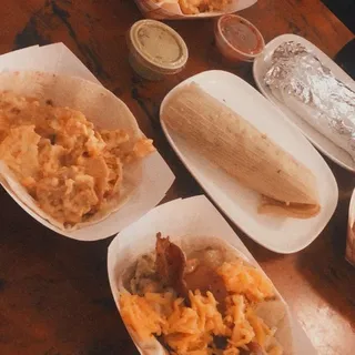 Bean & Cheese Tamale Dinner