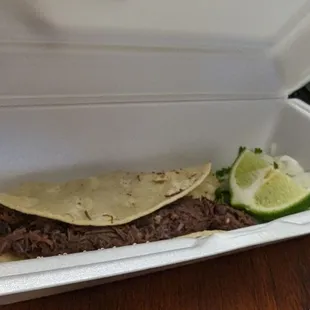 Barbacoa taco