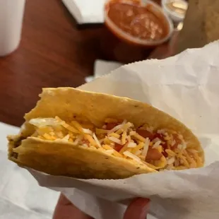 Beef taco