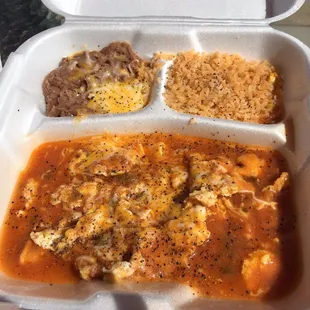 Huevos scrambled
