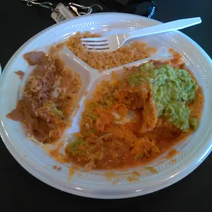 Tamale plate  Couldn&apos;t wait to dig in