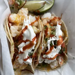 Shrimp tacos