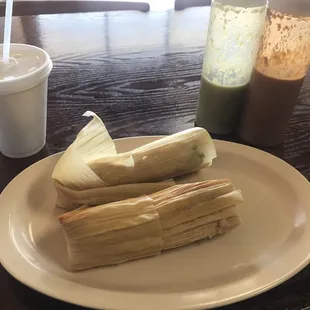 Two tamales-good size