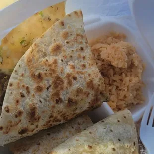 The Quesadilla that is actually a Burrito