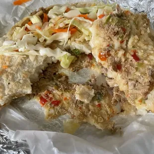 Chicharon pupusas