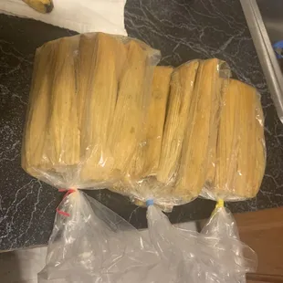 Unlabeled Bags - I don't eat pork, I had to have my bf try all of them to identify what meat they were made out of.