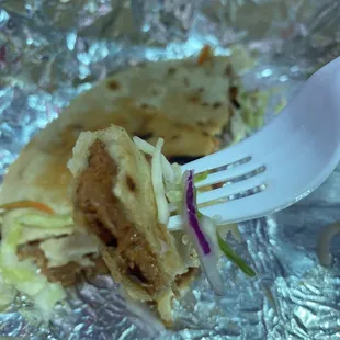 a fork with a fork in it
