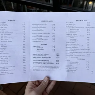 Menu, September 2024 (1/2)
