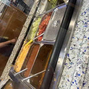 interior, burritos and wraps