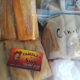 My husband, 2 sons and I annililated almost 20 tamales in a single day. Absolutely delicious.