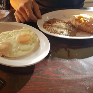 Tamale breakfast plate
