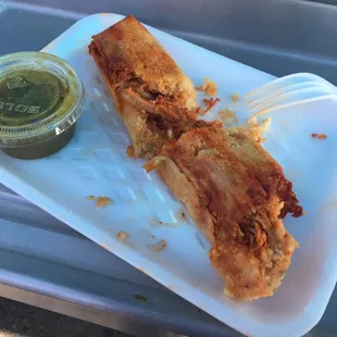 a plate of food on a table