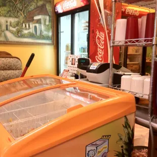 the inside of a store