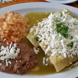 Green enchiladas