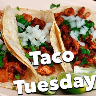 Taco tusday and wednesday 1 dolar tacos