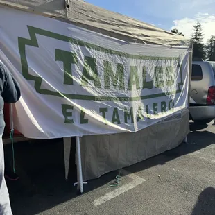 Look for the tamale sign the Kelly Moore paints parking lot