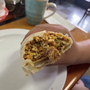 Chorizo burrito