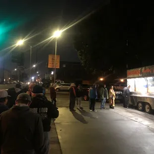 Christmas Eve. Waiting to get some delicious tamales