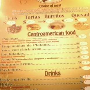 donuts, menu