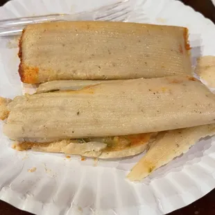 1 is pork and the other one is cheese