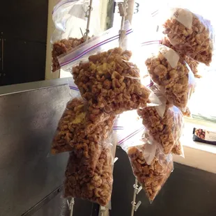 Chicharones tree at Tamales Moreno