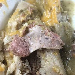 Fat in my tamale.