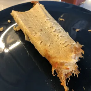 Pork tamale - obviously homemade and overall tasty