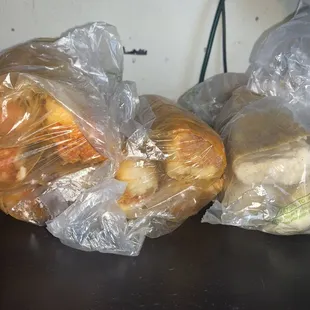 Bought 1 dozen for $35! Good deal! 6 chicken, 3 pork, and 3 cheese!