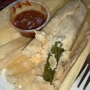 Cheese tamale