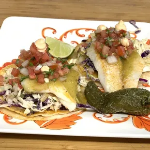 4 Grilled Fish Tacos