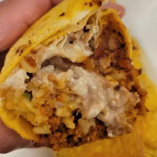 Chorizo burrito