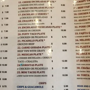 MENU LUNCH SPECIALS