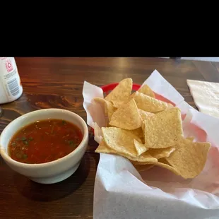 Chips and salsa - not complimentary