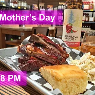 Yes, We are OPEN for Mother's Day, starting at 12 noon. 
Mom will thank you for bring her for the best BBQ in Hayward.