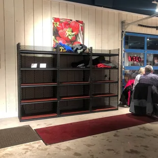 Racks for all the helmets!