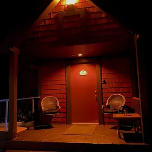 Yes, it is absolutely this creepy and sketchy at night time.