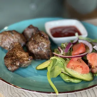 a plate of food