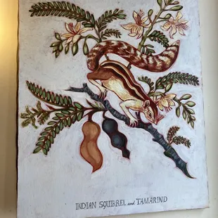 a squirrel sitting on a tree branch