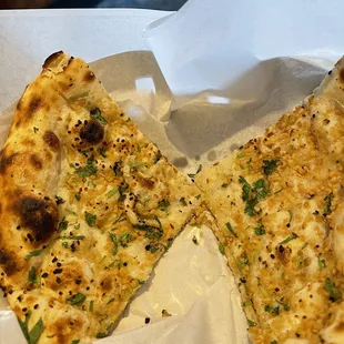 Garlic Naan (you get four slices)