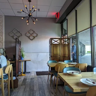 a man sitting at a table