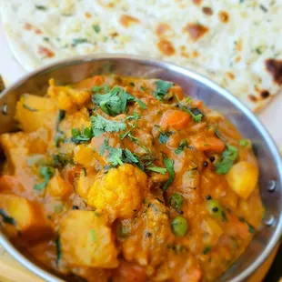 a closeup of a curry dish