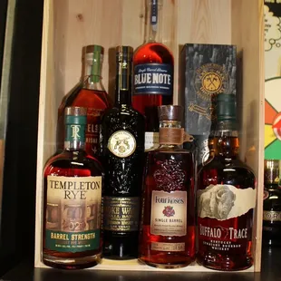 We carry a large collection of Colorado and other unique whiskey!