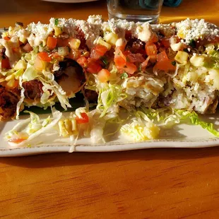 Rolled Taco Plate