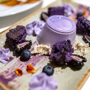 Ube Panna Cotta ($15)
