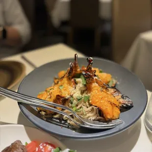 Tiger Prawns &amp; Garlic Noodles