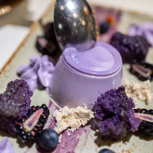 Ube Panna Cotta ($15)