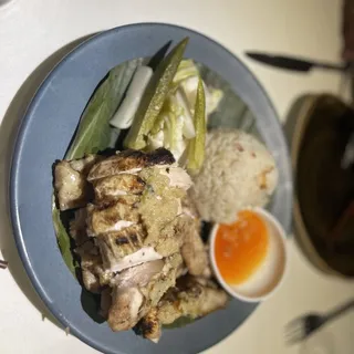 Grilled Hainan Chicken & Rice - gf