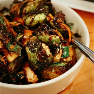 Sauteed Brussels Sprouts - v/gf