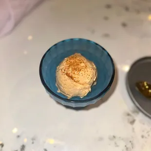 Salted Palm Jaggery Cointreau gelato