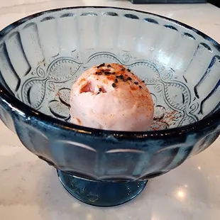 Guava mascarpone sorbet